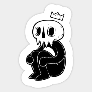 Sad Skullboy Sticker